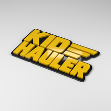 Badge de voiture acrylique 3D Kid Hauler_2