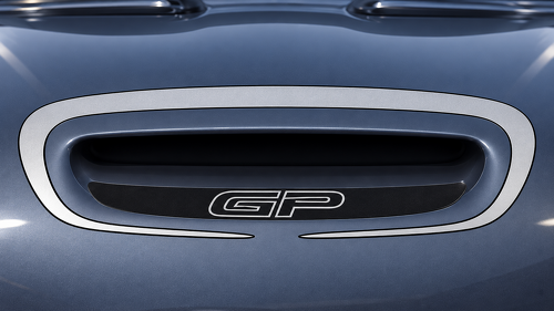 Cadre d'entrée d'air de capot ouvert Bonnet Bridge GP 2 couleurs Autocollant en vinyle pour capot pour MINI Cooper