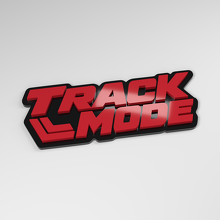 Badge de voiture en acrylique 3D mode piste_3