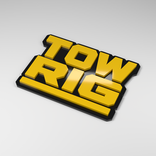 Badge de voiture acrylique 3D Tow Rig_2