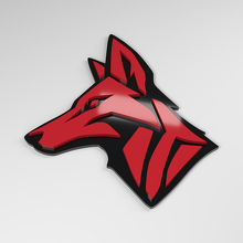 Badge de voiture acrylique 3D Coyote_3