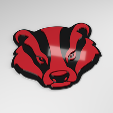 Badge de voiture acrylique 3D Badger_3
