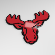 Insigne de voiture en acrylique 3D Moose_3