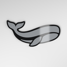 Badge de voiture en acrylique 3D Whale_4