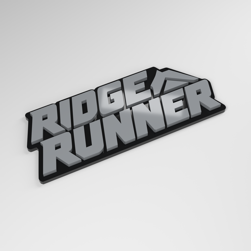 Badge de voiture acrylique 3D Ridge Runner