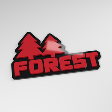 Insigne de voiture acrylique 3D Forest_3