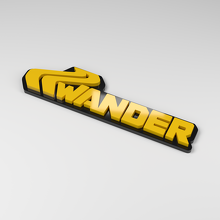 Badge de voiture acrylique 3D Wander_2