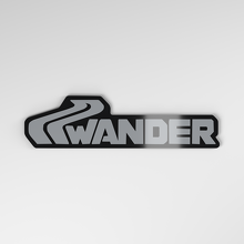 Badge de voiture acrylique 3D Wander_4