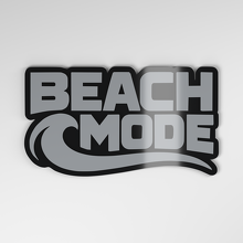 Badge de voiture acrylique 3D Beach Mode_4