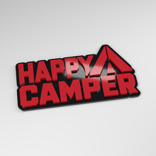 Badge de voiture acrylique 3D Happy Camper_3