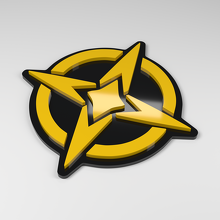 Badge voiture en acrylique 3D Compass_2