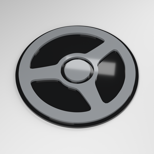 Badge de voiture 3D en acrylique pour volant_1
