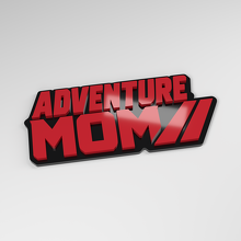 Badge de voiture acrylique 3D Adventure Mom_3