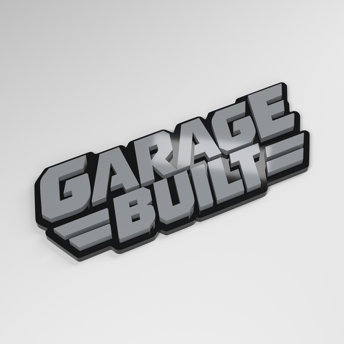 Badge de voiture en acrylique 3D fabriqué en garage_1