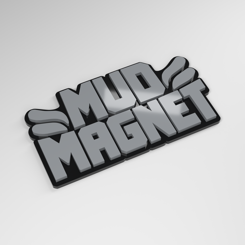 Badge de voiture acrylique 3D Mud Magnet_1