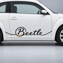 Autocollant vinyle script rondel latéral pour Volkswagen Beetle 2013_2