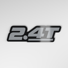 Badge de voiture 3D en acrylique 2.4T_4