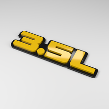 Badge de voiture 3D acrylique 3.5L_2