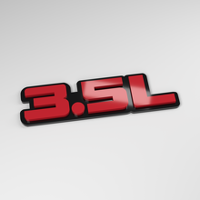 Badge de voiture 3D acrylique 3.5L_3