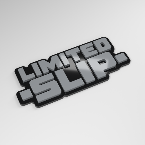Badge de voiture acrylique 3D à glissement limité_1