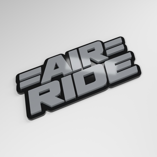 Badge de voiture acrylique 3D Air Ride_1