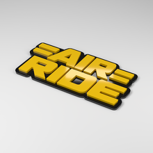 Badge de voiture acrylique 3D Air Ride_2