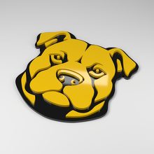 Badge de voiture acrylique 3D Pit Bull_2
