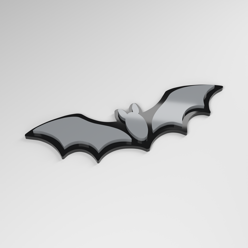 Badge de voiture acrylique 3D Bat_1