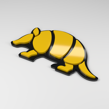 Badge de voiture armadillo 3D en acrylique_2
