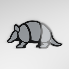 Badge de voiture armadillo 3D en acrylique_4