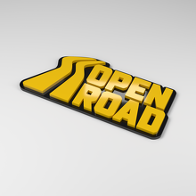 Badge de voiture en acrylique 3D Open Road_2
