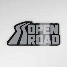 Badge de voiture en acrylique 3D Open Road_4