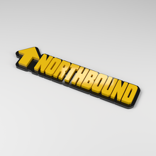 Badge de voiture acrylique 3D direction nord_2