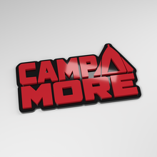 Badge de voiture en acrylique 3D Camp More_3