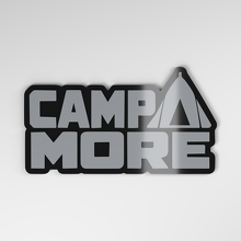 Badge de voiture en acrylique 3D Camp More_4