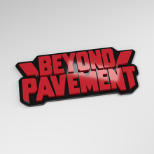 Badge de voiture acrylique 3D Beyond Pavement_3