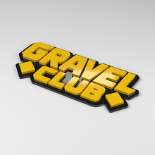 Badge de voiture acrylique 3D Gravel Club_2