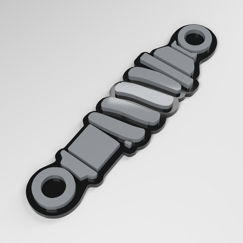 Badge de voiture en acrylique 3D Coilover