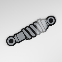 Badge de voiture en acrylique 3D Coilover_4