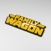 Insigne de voiture en acrylique 3D Family Wagon_2