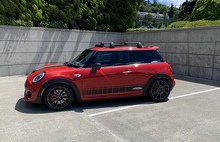 Kit d'autocollants vinyle bandes latérales John Cooper Works pour Mini Cooper R56 F56_2