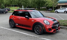 Kit d'autocollants vinyle bandes latérales John Cooper Works pour Mini Cooper R56 F56_3