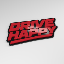 Insigne de voiture acrylique 3D Drive Happy_3