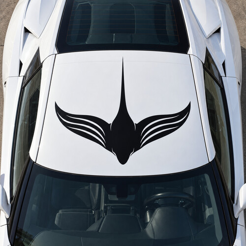 Autocollant vinyle de toit Ray Wake C7 Stingray pour Chevrolet Corvette 2014_1