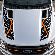Autocollant en vinyle pour capot Fault Contour Ford F-150 Tremor 2021_2