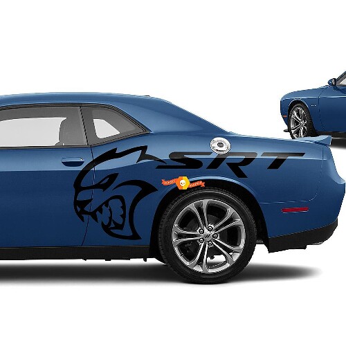 Ensemble de décalcomanies latérales style Hellcat pour Dodge Challenger
