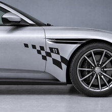 Autocollant vinyle décalque avec bord effilé pour aile avant et porte pour Aston Martin DB11 V8 Coupé 1ère génération 2018–2023_2