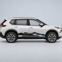 Autocollant Vinyle Sticker de Porte Latérale Ridge Road pour Nissan Rogue SV AWD T33 2021–2023_2