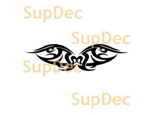 Autocollant en vinyle Tribal Shadow Wings pour voitures