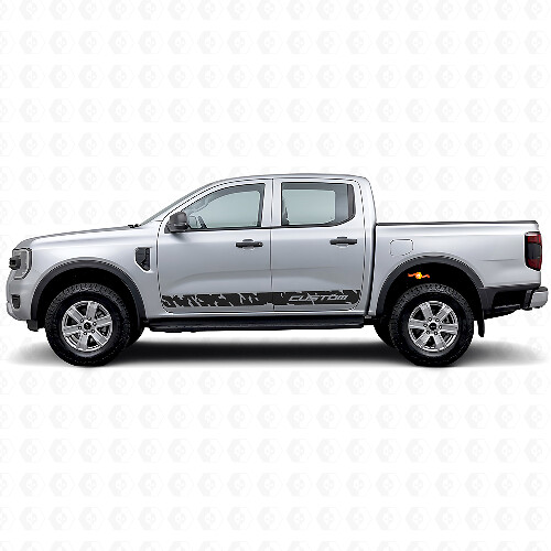 Autocollant Vinyle Bande Latérale Usée pour Musclecar Ranger Wildtrak